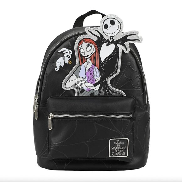 Nightmare Before Christmas Mini Backpack - Jack and Sally - Picture 1 of 8